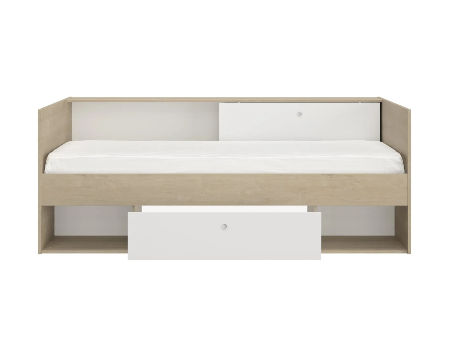 Kinder- und Jugendbett mit Stauraum Alicia | 90 x 200 cm | Design Châtaignier