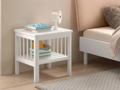 Kinderzimmer Forrest: Nachttisch, Bett 90x200, Kleiderschrank, Schreibtisch - Weißbuche