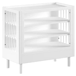 Kinderzimmer Forrest: Nachttisch, Bett 90x200, Kleiderschrank, Regal - Weißbuche