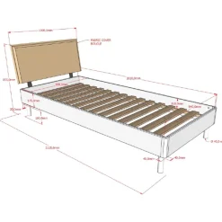 Kinderzimmer Forrest: Nachttisch, Bett 90x200, Kleiderschrank, Regal - Weißbuche