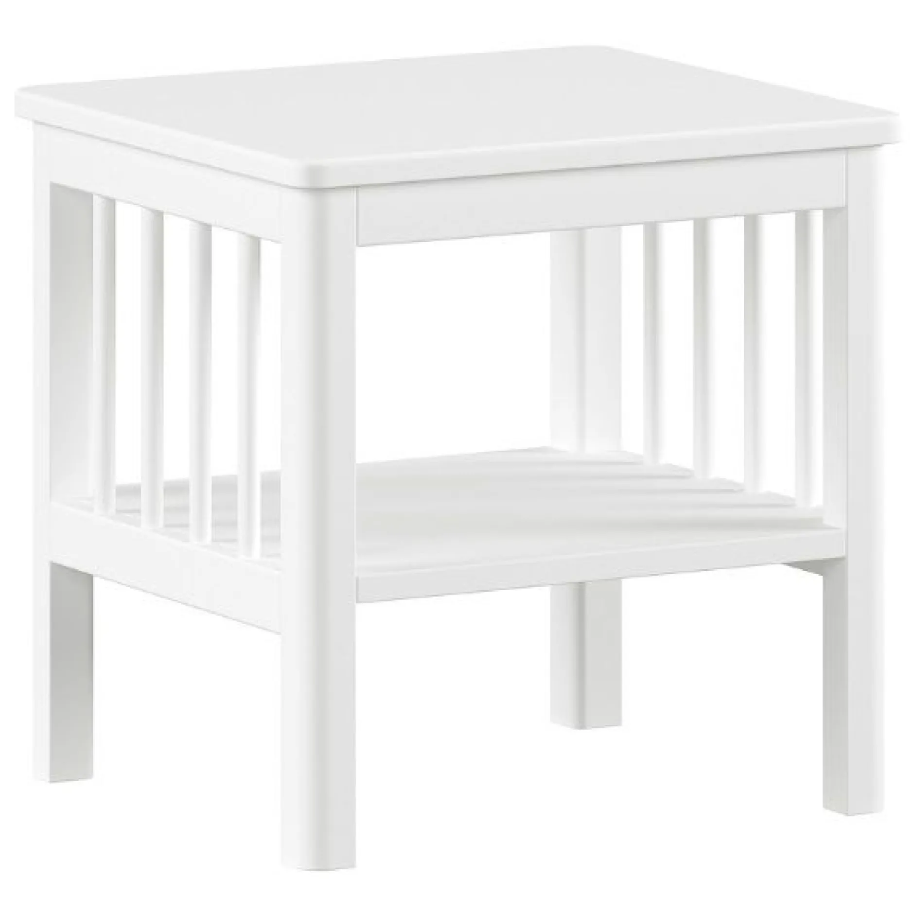Kinderzimmer Forrest: Nachttisch, Bett 90x200 - Weißbuche