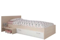 Kinderzimmerkombination Charly 90x200cm | Kinderbett, Nachttisch, Kommode