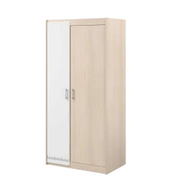 Kinderzimmerkombination Charly 90x200 | Halbhohes Bett und Kleiderschrank