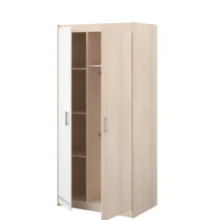 Kinderzimmerkombination Charly 90x200 | Halbhohes Bett und Kleiderschrank