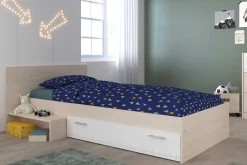 Kinderzimmerkombination Charly 90x200 | Kinderbett, Nachttisch, Kleiderschrank