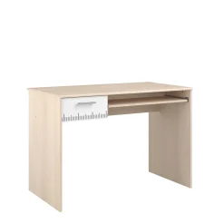 Kinderzimmerkombination Charly 90x190 | Kinderbett, Rückenteil, Kleiderschrank, Kommode, Schreibtisch