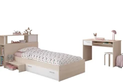 Kinderzimmerkombination Charly 90x190 | Kinderbett, Rückenteil, Schreibtisch