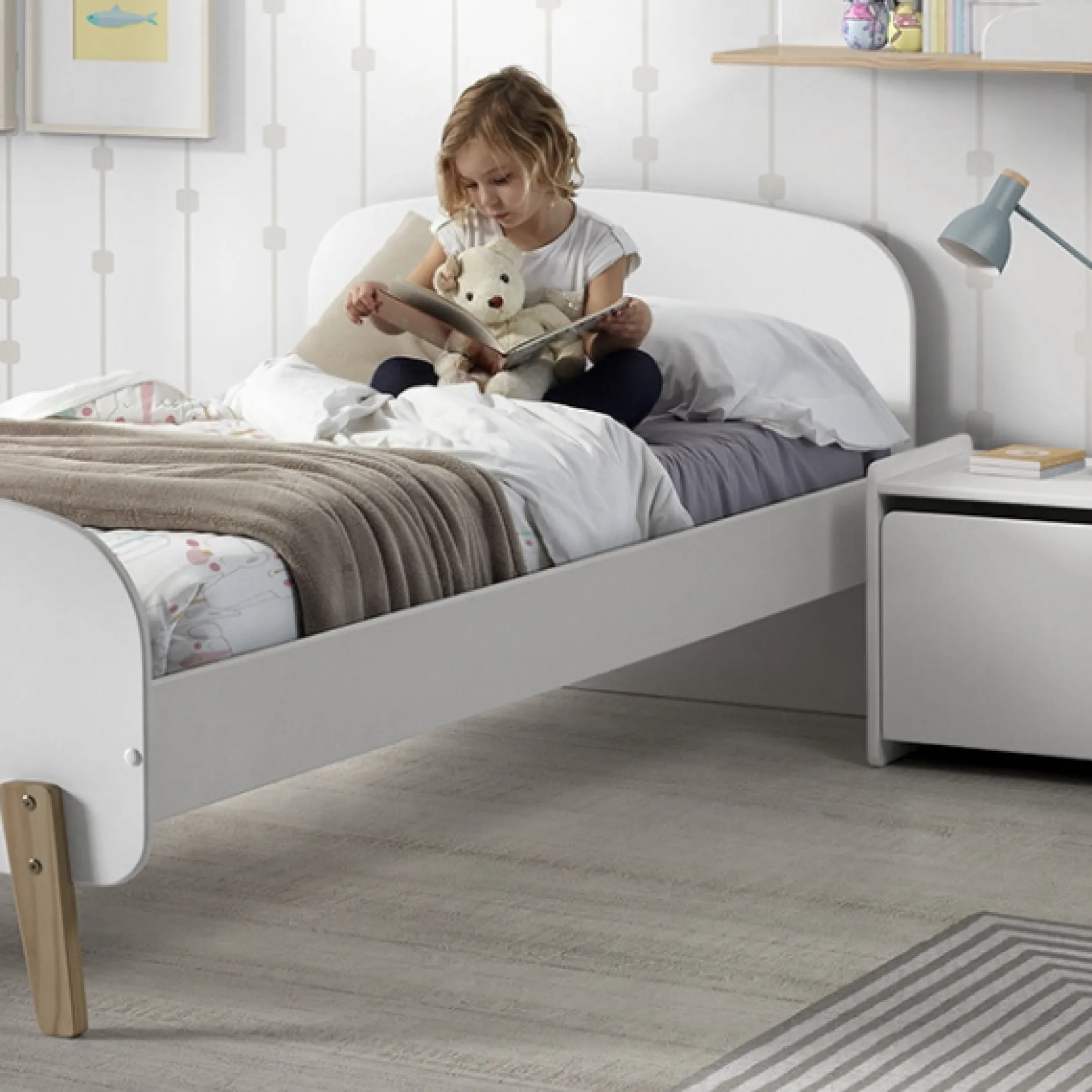 Kinderzimmer Kombination 8 Kiddy-weiß