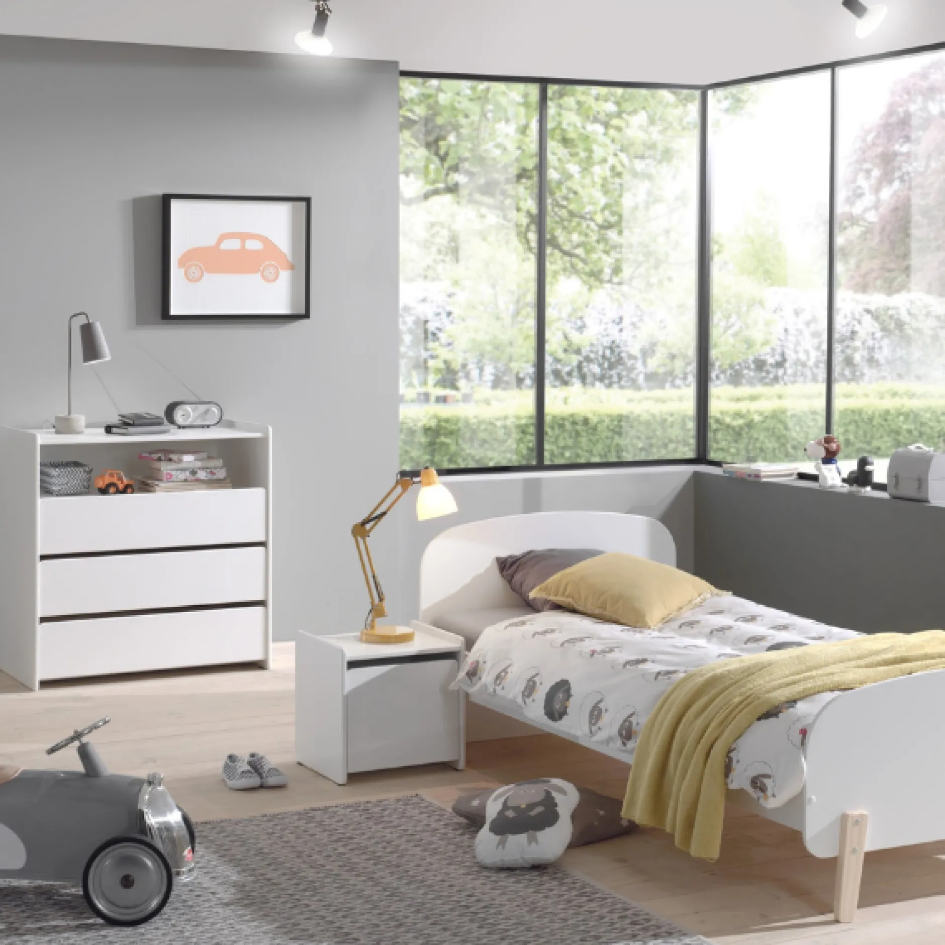 Kinderzimmer Kombination 8 Kiddy-weiß