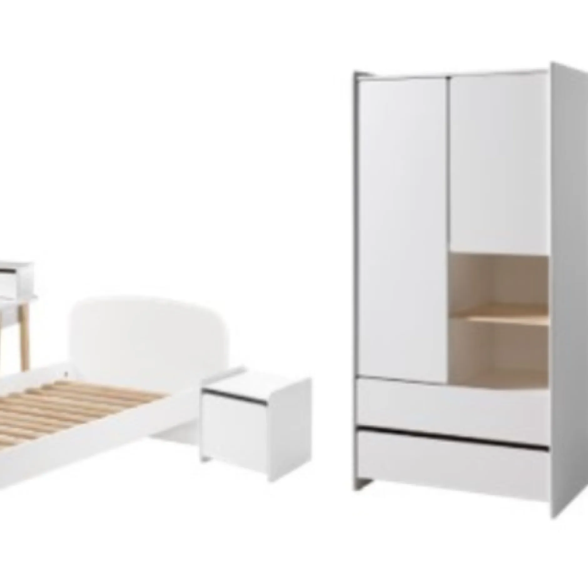 Kinderzimmer Kombination 9 Kiddy-weiß