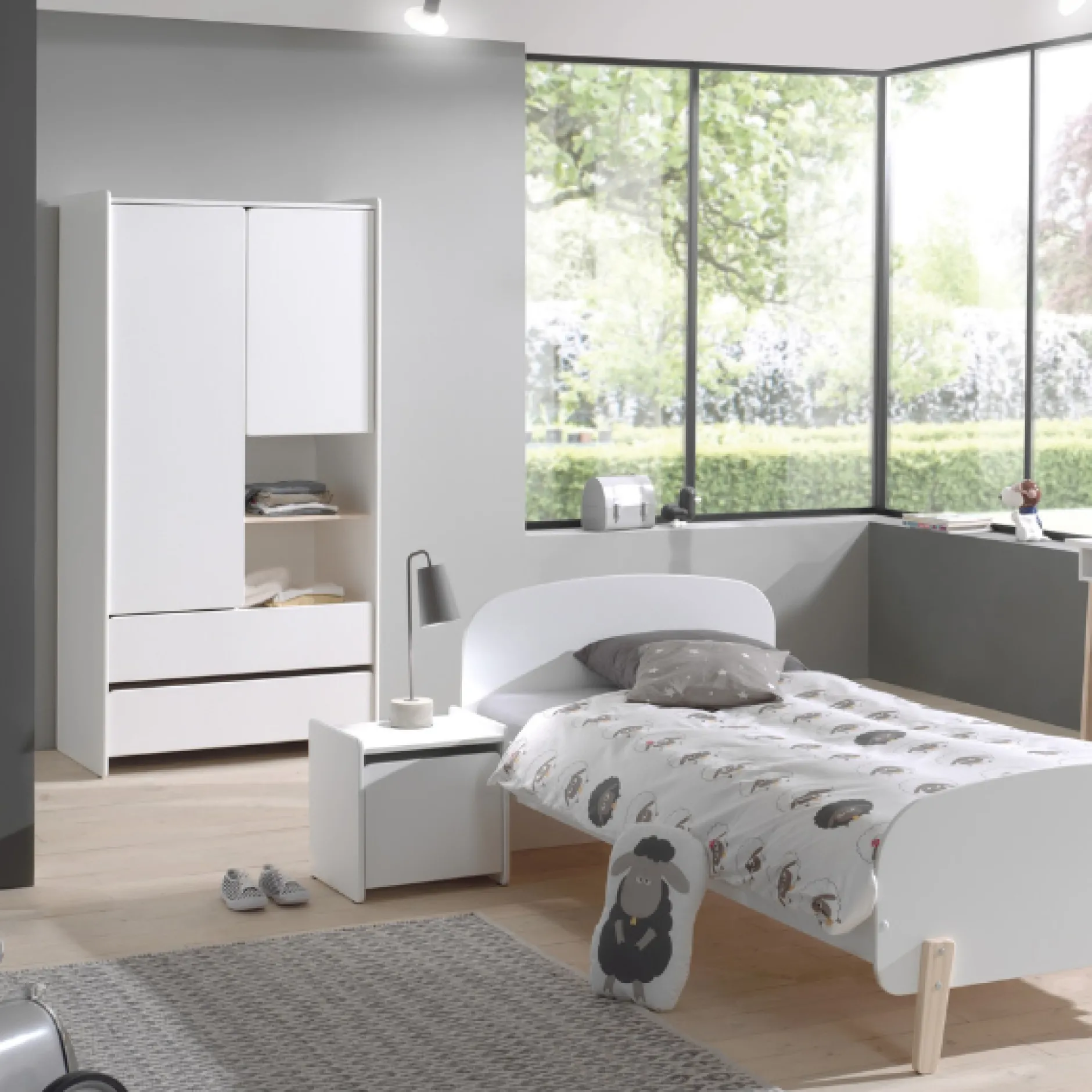 Kinderzimmer Kombination 9 Kiddy-weiß