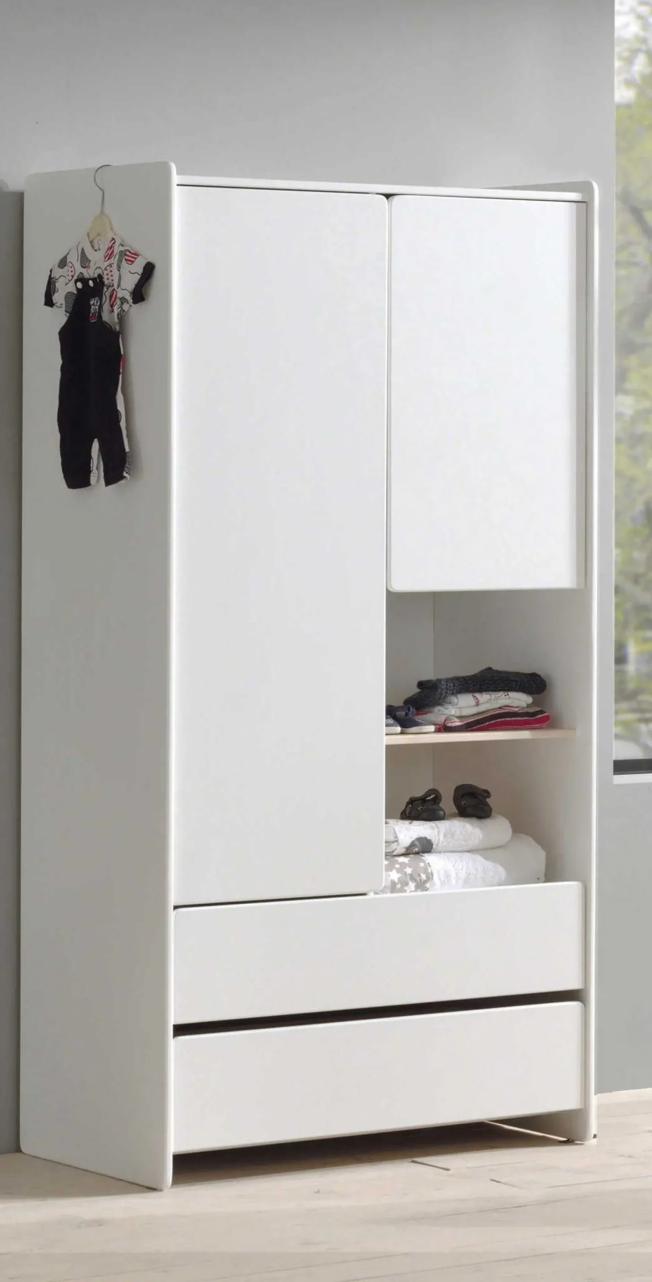 Kinderzimmer Kombination 11 Kiddy-weiß