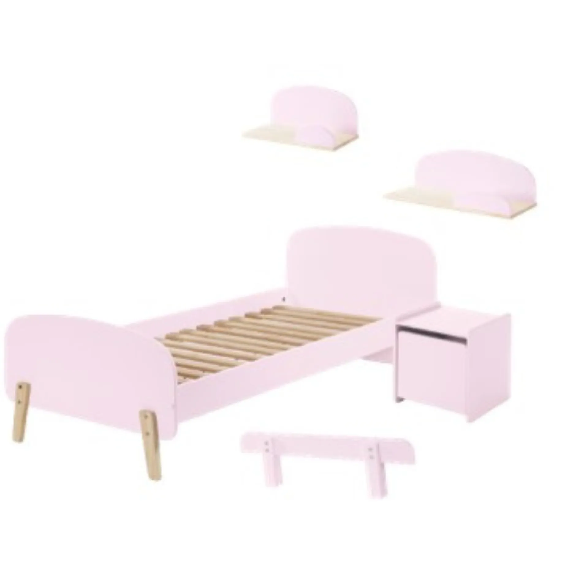 Kinderzimmer Kombination 5 Kiddy-pink