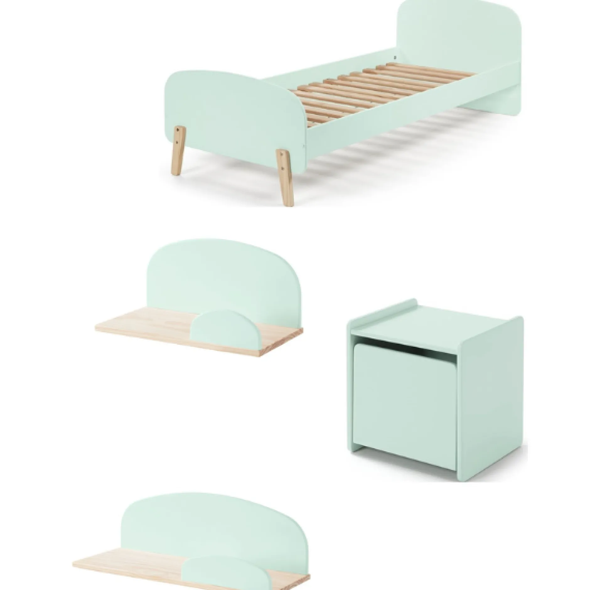 Kinderzimmer Kombination 4 Kiddy-mintgrün
