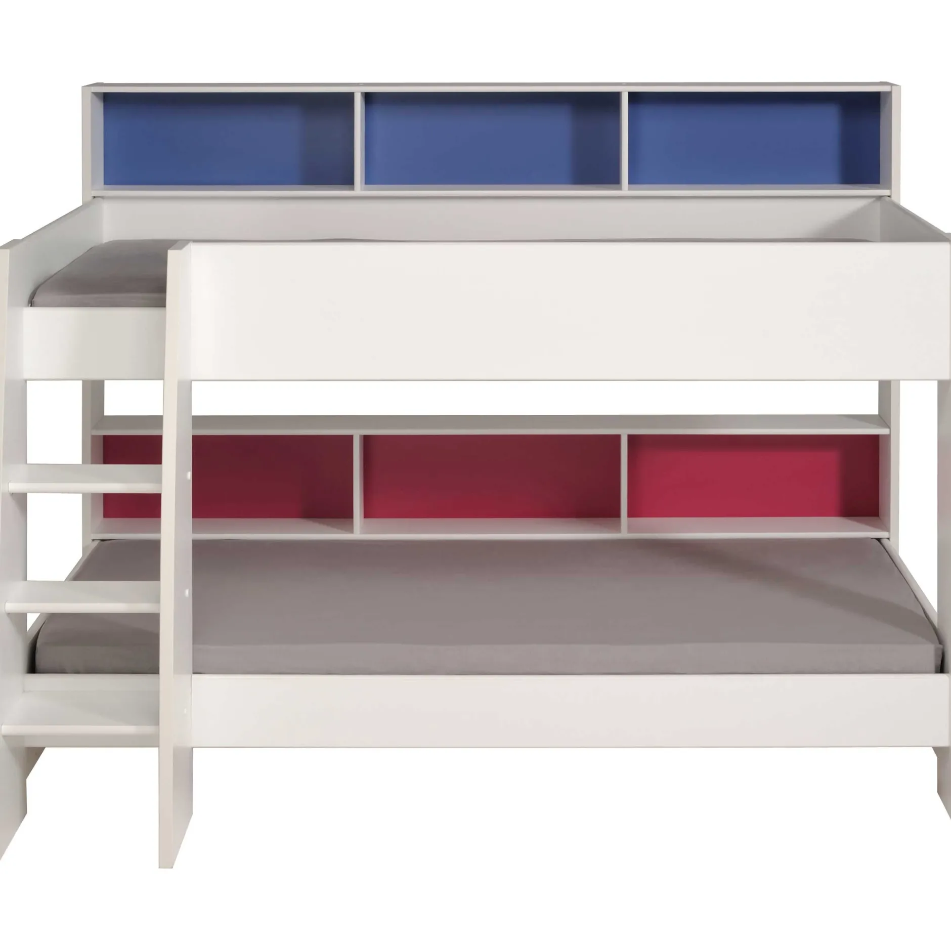 Kinderzimmerkombination Leo/Galaxy | Etagenbett, Bett-Schubladen-Set, Kleiderschrank