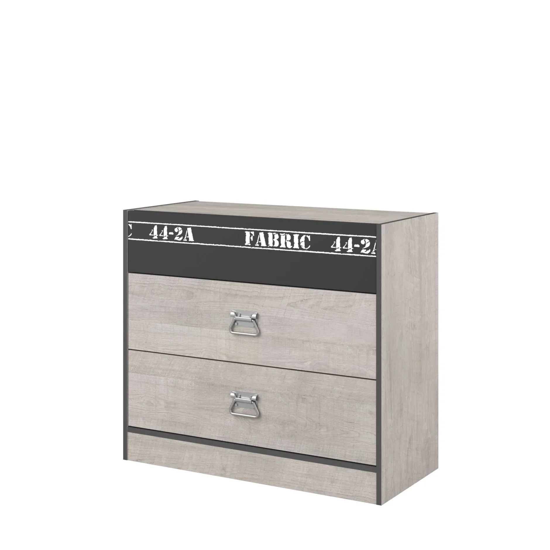Kinderzimmer-Set Fabric | Kinderbett, Bettschubladen-Set, Nachttisch, Kleiderschrank, Kommode