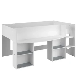 Kinderzimmer-Set Rue | Halbhochbett, Kleiderschrank, Kommode