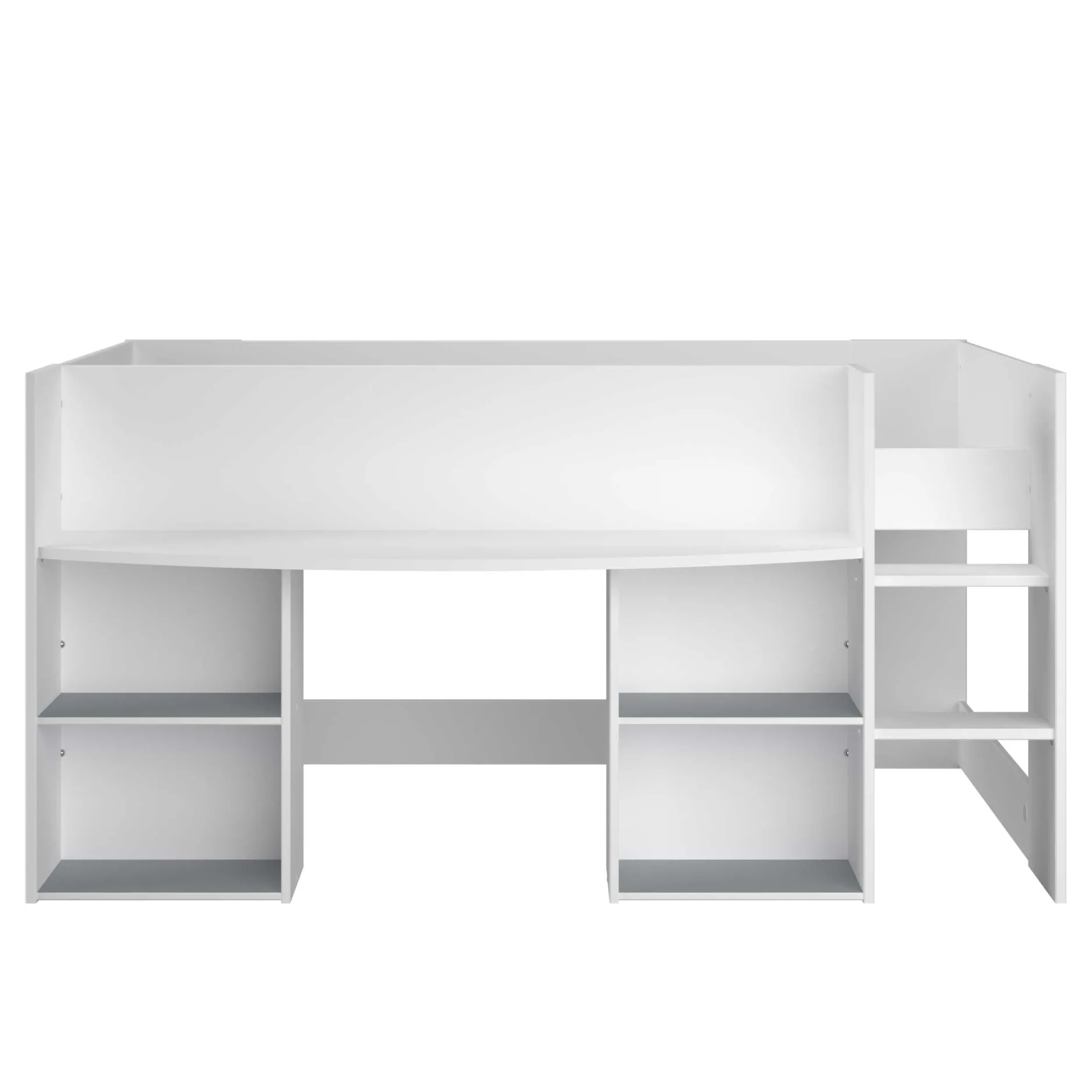 Kinderzimmer-Set Rue | Halbhochbett, Kleiderschrank, Kommode