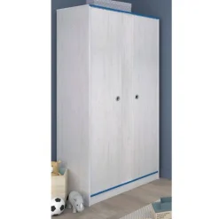 Kinderzimmer-Set Smoozy | Hochbett, Kommode und Kleiderschrank | Weiß