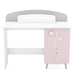 Kinderzimmer Stellar: Bett 90x200cm, Nachttisch, Kommode, Kleiderschrank, Schreibtisch