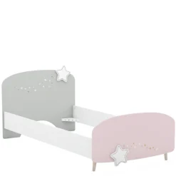Kinderzimmer Stellar: Bett 90x190cm, Nachttisch, Kommode, Kleiderschrank