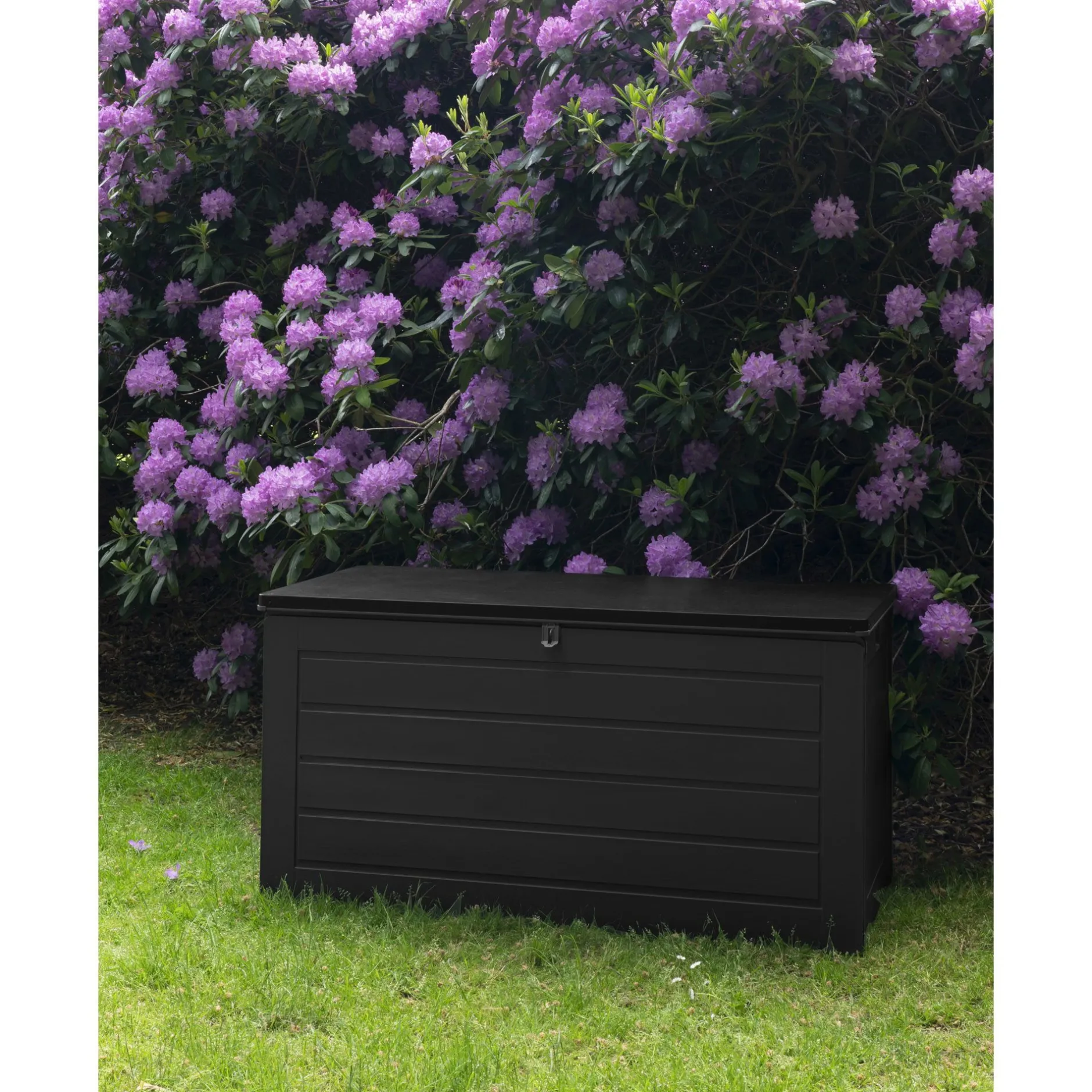 Kissenkasten Dubrovnik - 146,5x71x75 cm - 680 L - schwarz