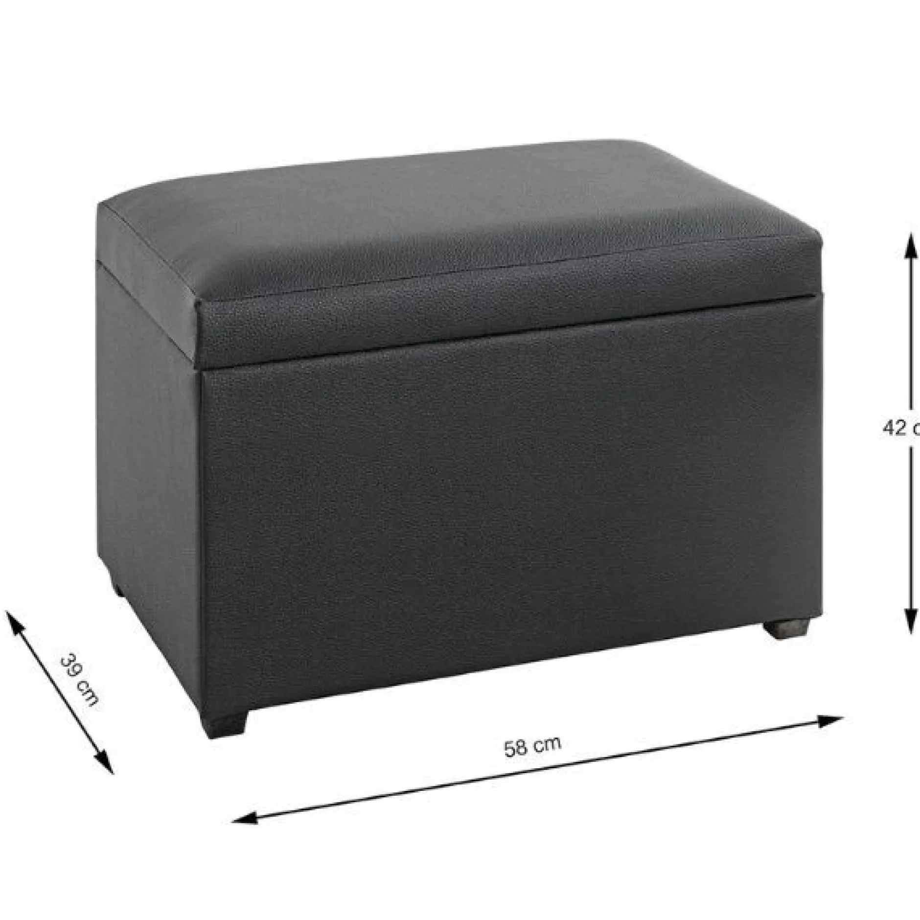 Klappbox | 58 x 39 x 42 cm | Anthrazit
