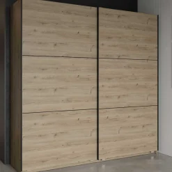 Kleiderschrank Alhambra - 221x60x224cm - Eiche Dekor