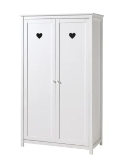 Kleiderschrank Amori Mädchen 2-türig - weiß