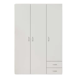 Kleiderschrank Base | 120 x 51 x 176 cm | Weiß