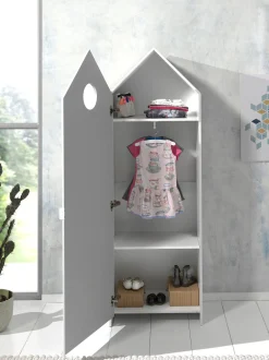 Kleiderschrank Casami - weiß