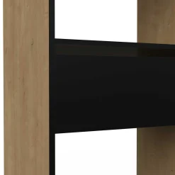 Kleiderschrank Chicago - 50x114x192 cm - Braun/Eiche