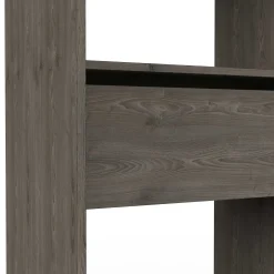 Kleiderschrank Chicago - 50x114x192 cm - Schwarz/Eiche