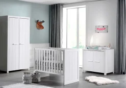 Kleiderschrank Erik 2-türig - weiß