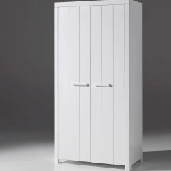 Kleiderschrank Erik 2-türig - weiß