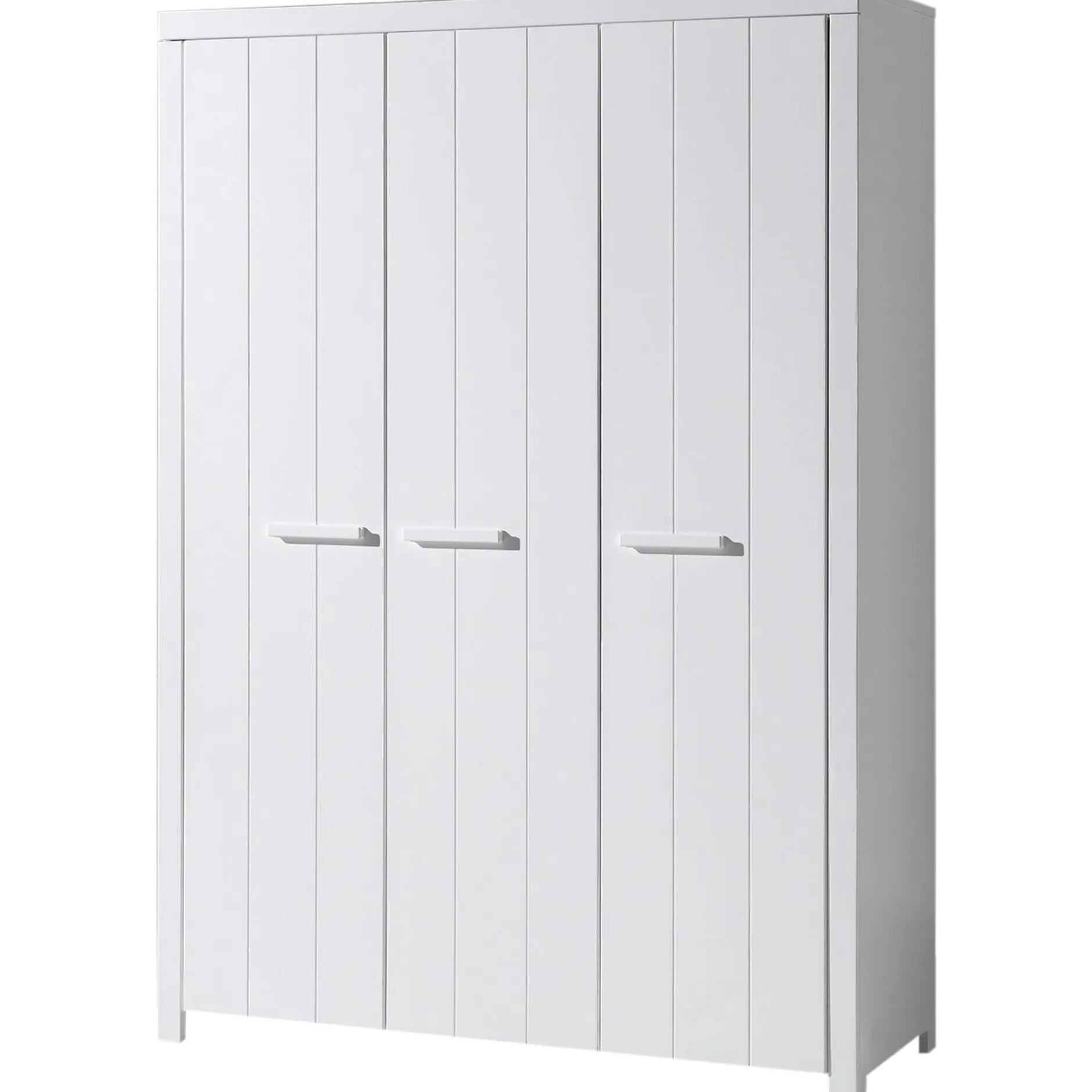 Kleiderschrank Erik 3-türig - weiß