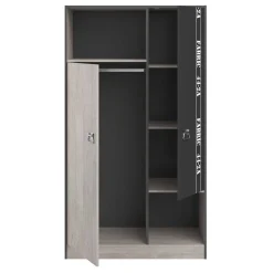 Kleiderschrank Fabric 2-türig
