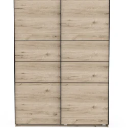 Kleiderschrank Faust - 148x60x203cm - 2 Türen - Eiche Dekor