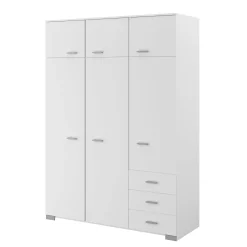 Kleiderschrank Galaxy 6 Türen - weiß