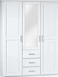 Kleiderschrank Geraldo - weiß