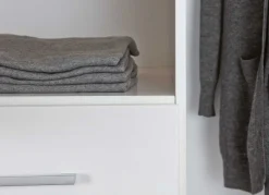 Kleiderschrank Geraldo - weiß