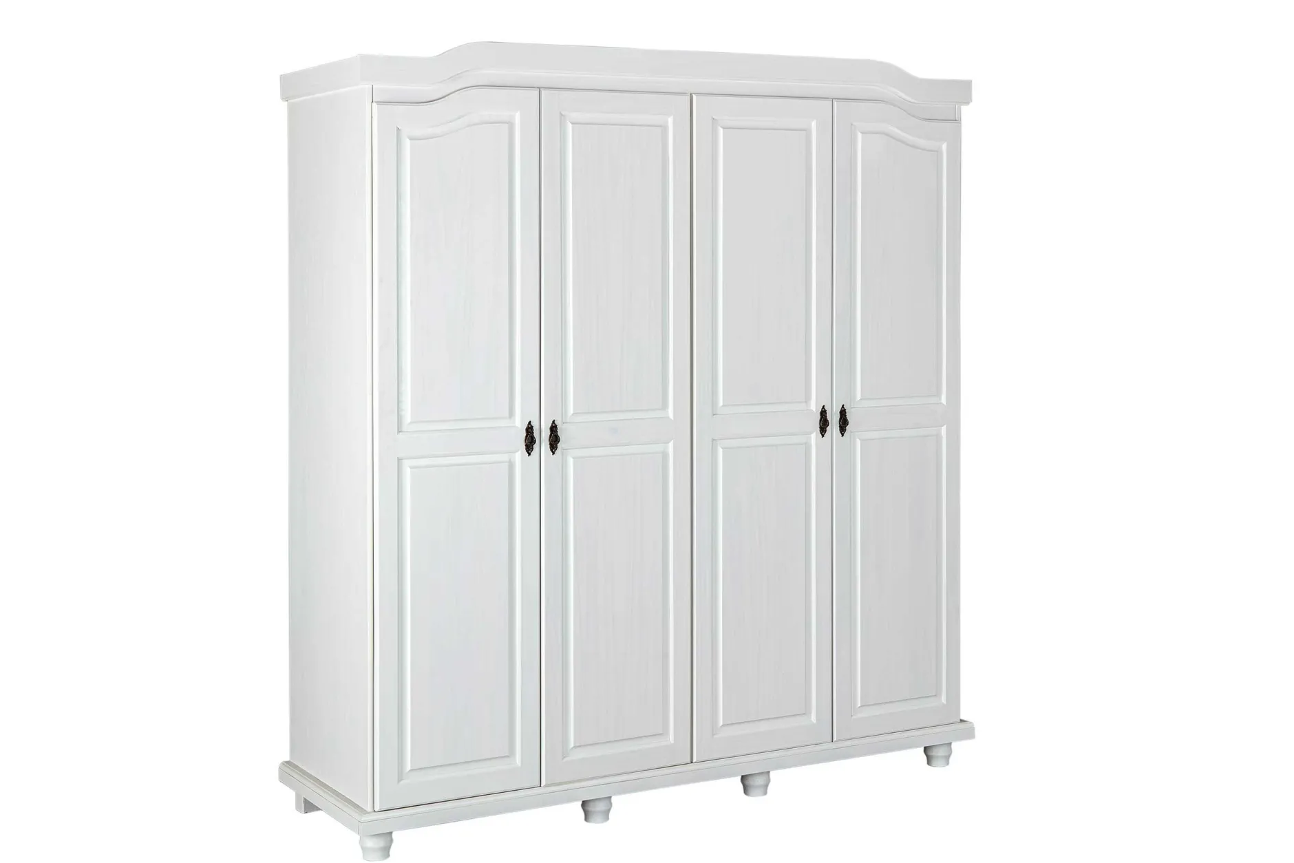 Kleiderschrank Ivy 197cm 4 Türen - weiß