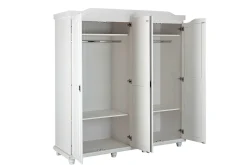 Kleiderschrank Ivy 197cm 4 Türen - weiß