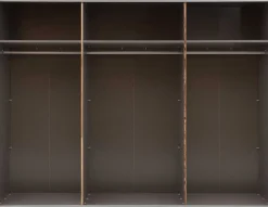 Kleiderschrank Kalas 270cm mit 2 Schiebetüren - grau/braun