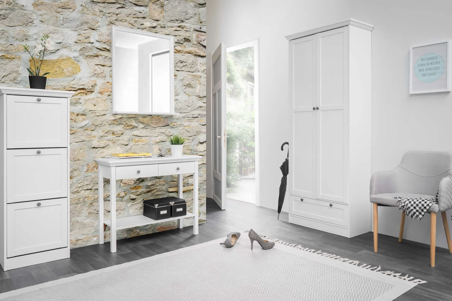 Kleiderschrank Landwood 2 Türen