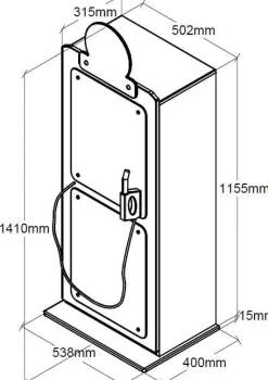 Kleiderschrank Petrol Pump