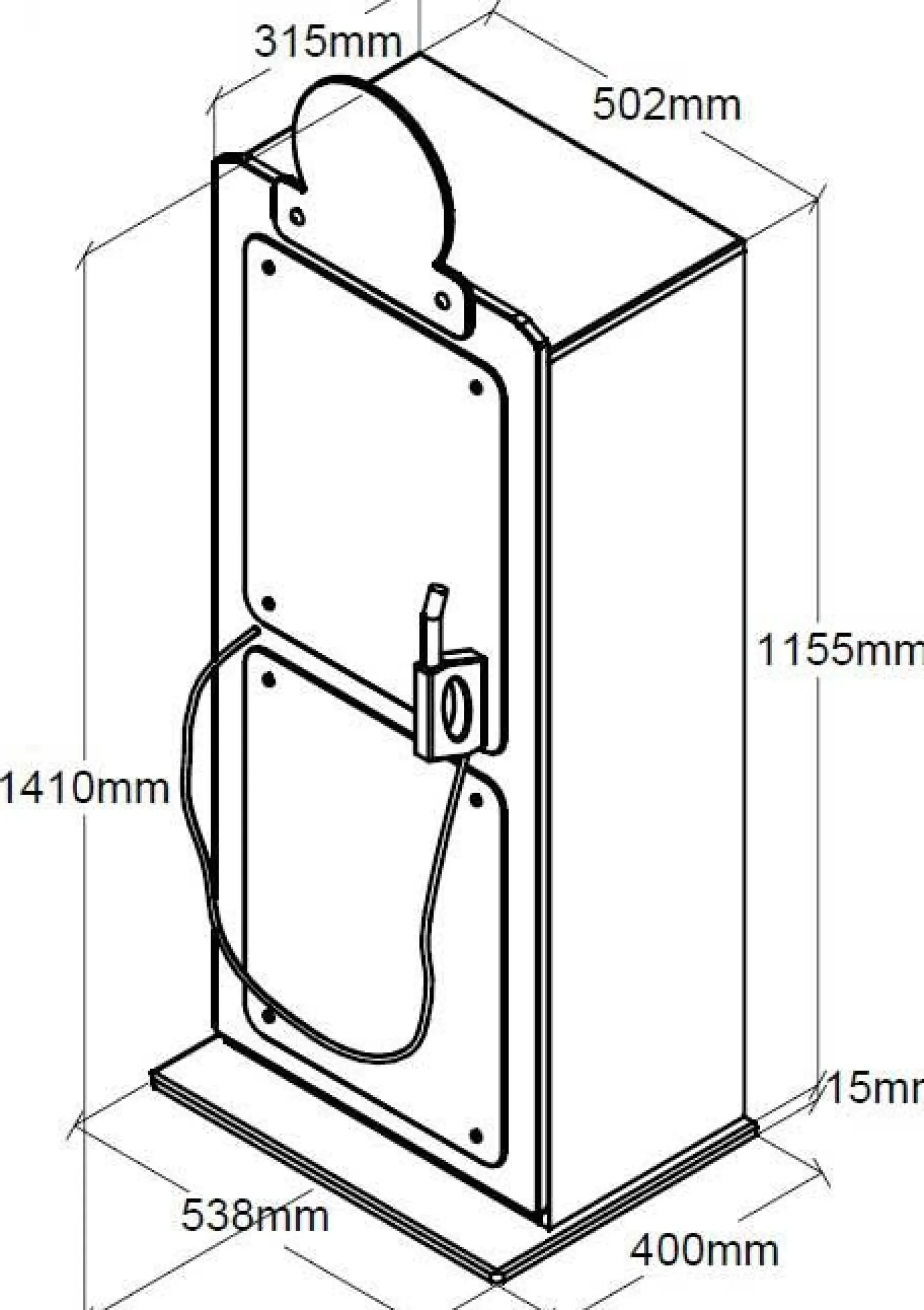 Kleiderschrank Petrol Pump