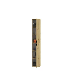 Kleiderschrank Projekt X Emob - Artisan Eiche - 213x193x34 cm - Natur