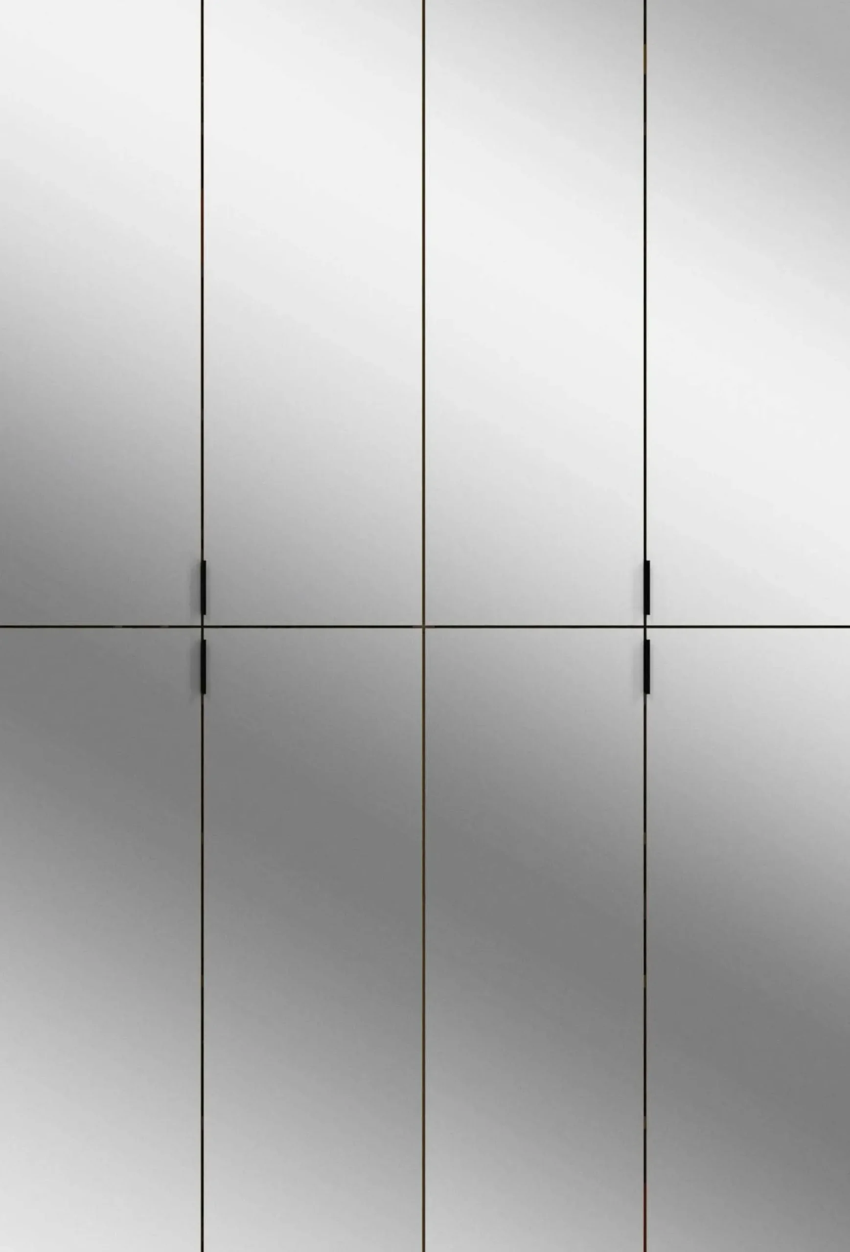 Kleiderschrank Projekt X Emob Artisan Eiche mit Spiegel 122x193x34 cm