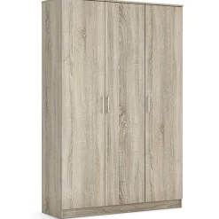 Kleiderschrank Ray 120cm mit 3 Türen - Sonoma Eiche